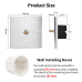 Premium Aluminum Toggle Switch 1-gang 2-way NATURAL