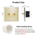 Premium Aluminum Toggle Switch 2-gang 2-way GOLD
